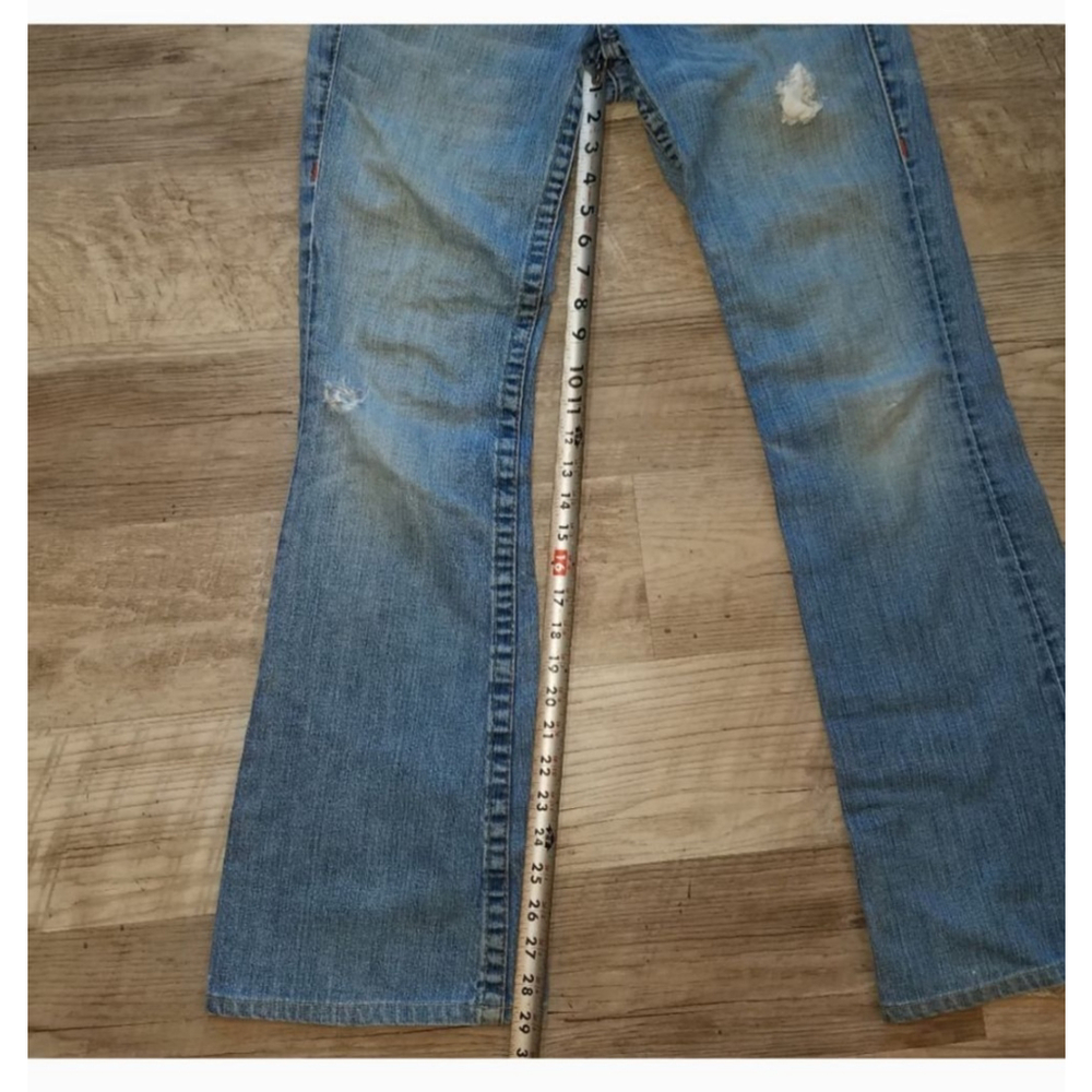 True Religion Women's Bootcut Low Rise Blue 28 Denim Jeans - Picture 12 of 13